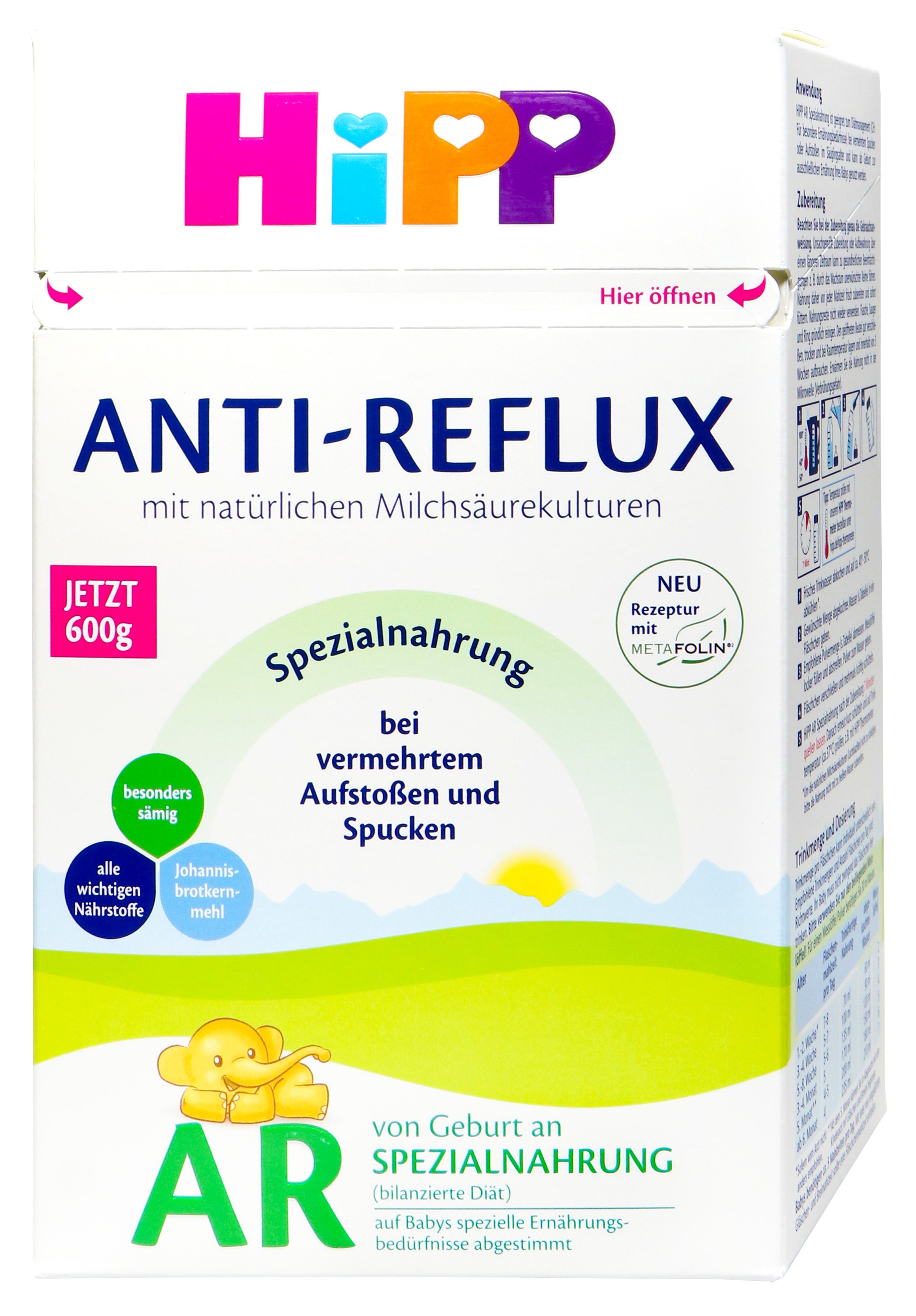 Hipp 2304 Anti-Reflux Spezialnahrung, 600 g