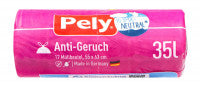 Pely Zugband-Beutel Anti Geruch 35 Liter, 12 er
