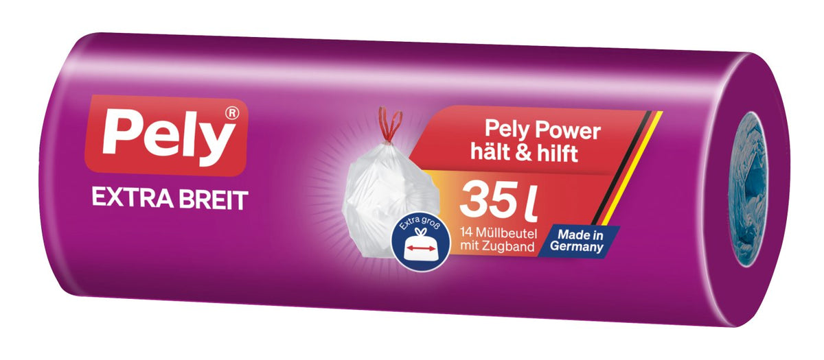 Pely Zugband-Beutel Extra Breit 35, 14 er