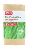 Pely Bio-Papiertüten "Blauer Engel" 10 Liter, 10 er