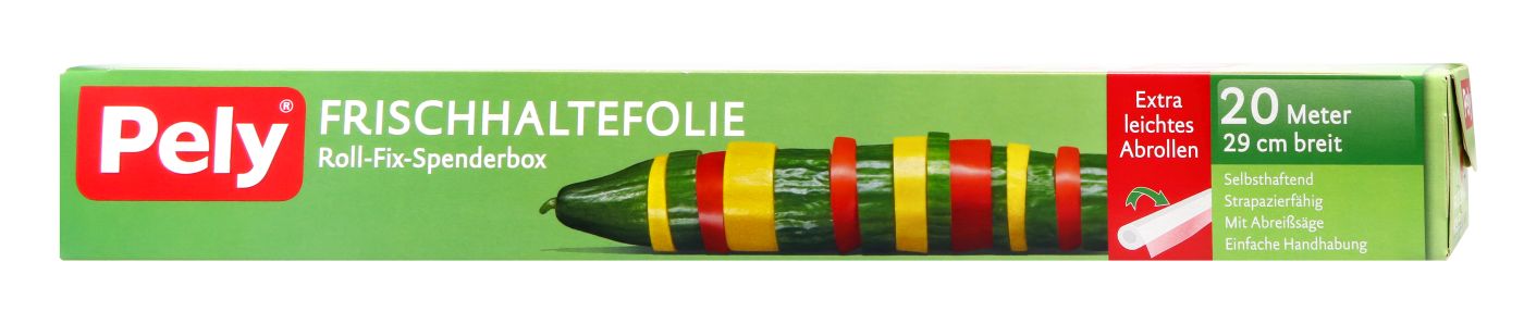 Pely Frischhaltefolie Roll-Fix Spenderbox, 20 m