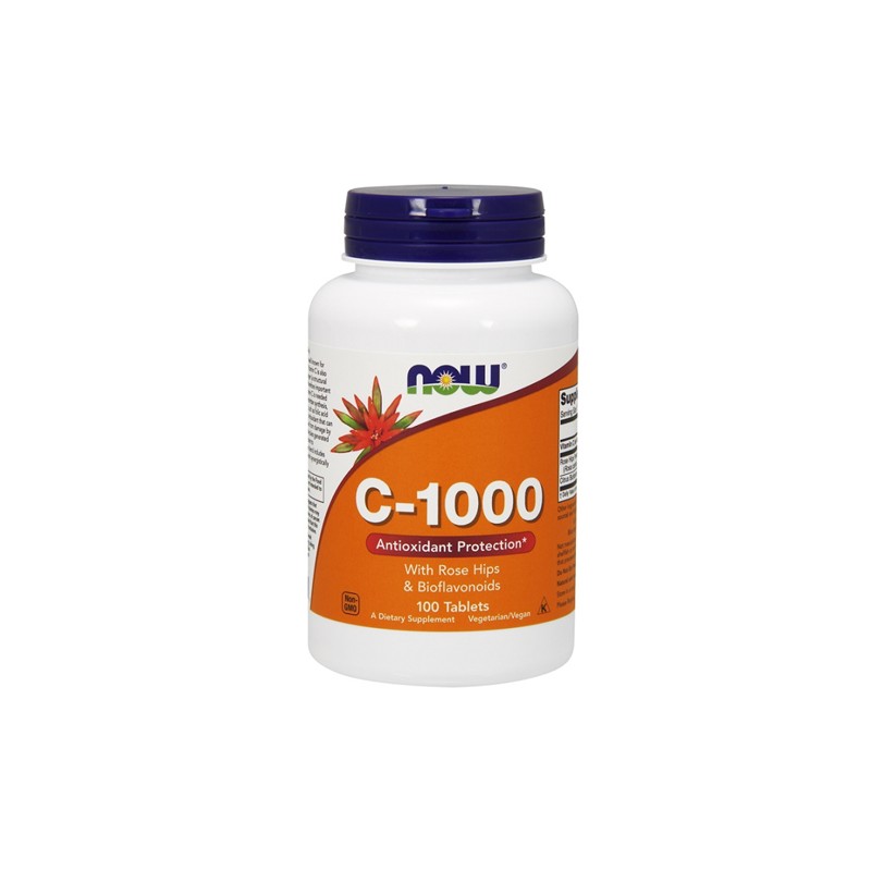 Vitamin C-1000 with Rose Hips - 100tabs.