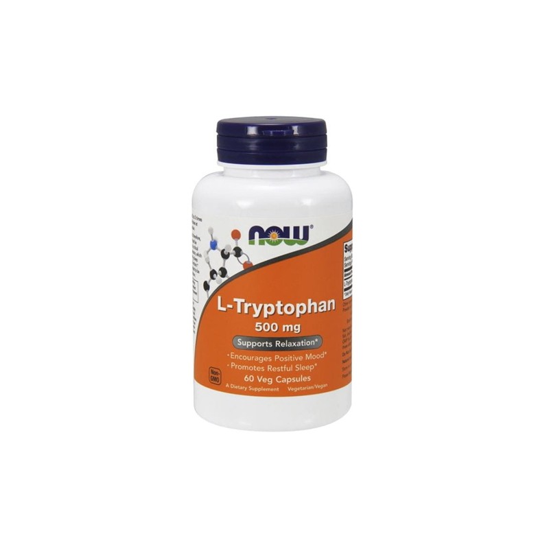 L-Tryptophan 500mg - 60vcaps.