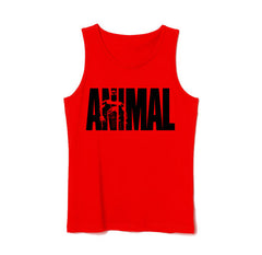 Animal Tank Top - Red & Black - S