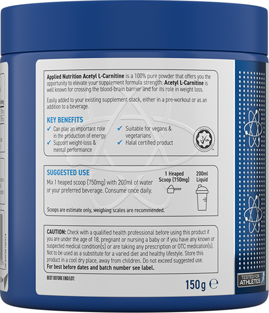 Applied Nutrition Acetyl L-Carnitine - 150 g