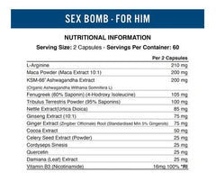 Applied Nutrition Sex Bomb Male - 120 caps