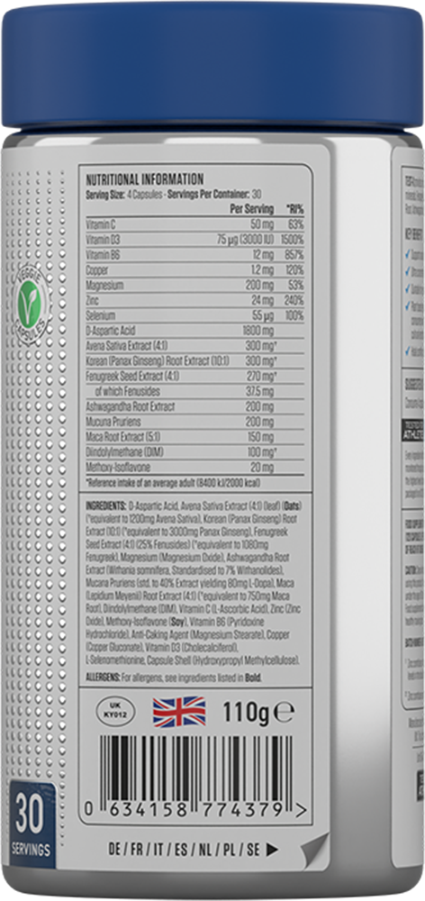 Applied Nutrition Test-X - 120 caps