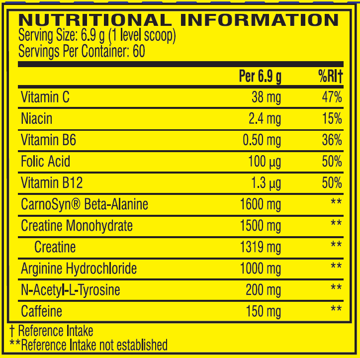 C4 Original Pre-workout - 60 servings