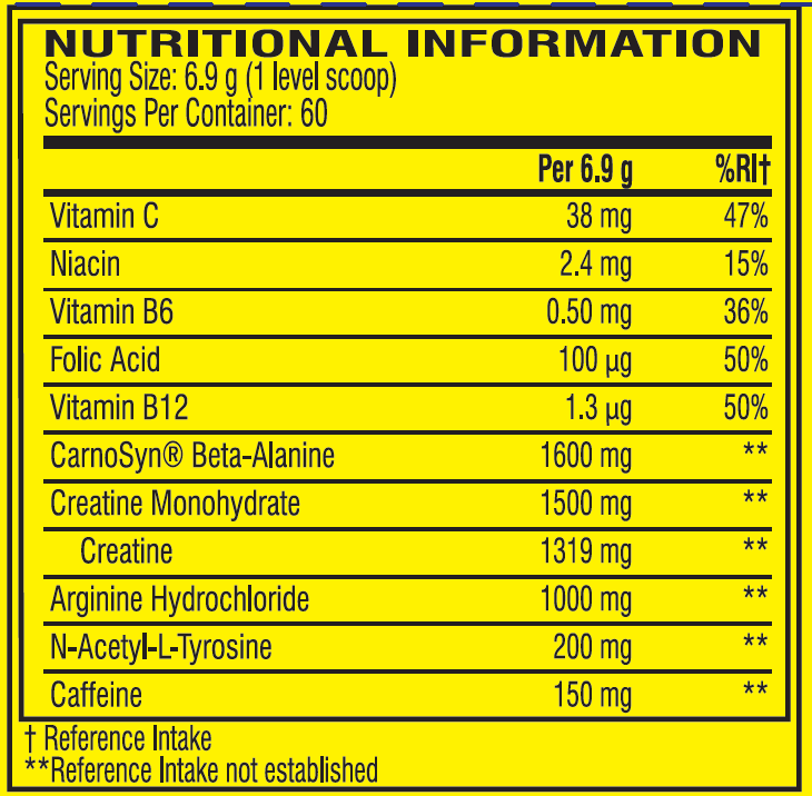 C4 Original Pre-workout - 60 servings