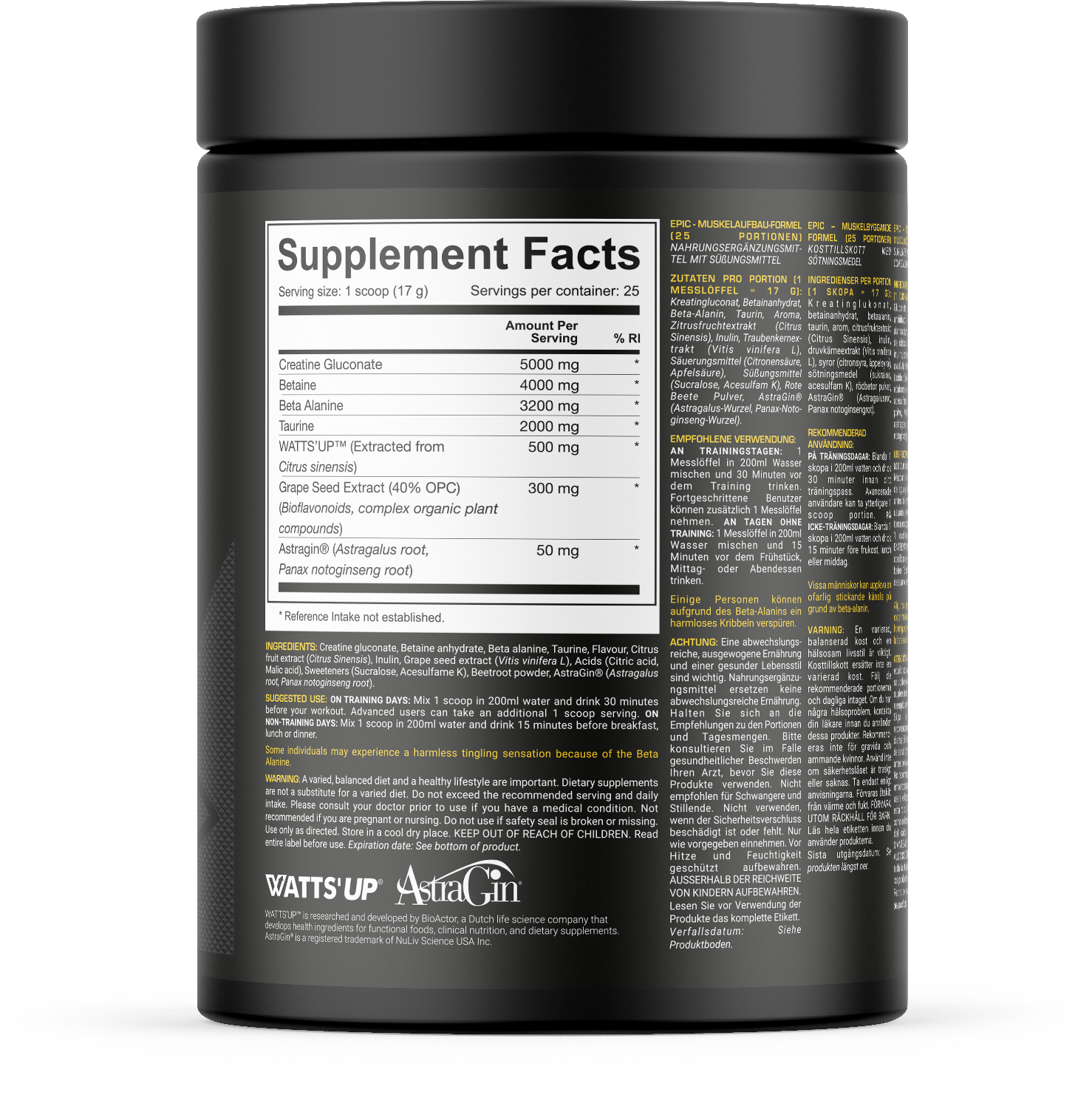 Dedicated Nutrition EPIC - 425 g