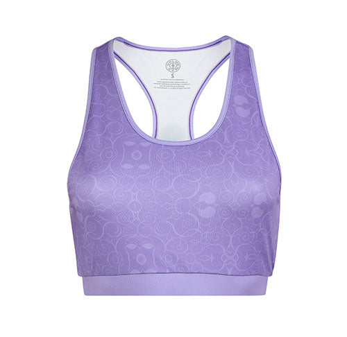 GGLTOP046 Gold's Gym Ladies Crop Top - Lilac