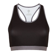 GGLTOP047 Gold's Gym Ladies Crop Top - Grey