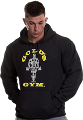 GGSWT006 Gold's Gym Pull Over Hoodie - S - Black