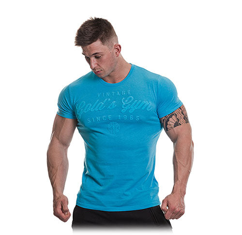 GGTS064 Gold's Gym T-Shirt Vintage Embossed
