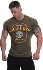 GGTS064 Gold's Gym T-Shirt Vintage Embossed