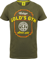 GGTS064 Gold's Gym T-Shirt Vintage Embossed