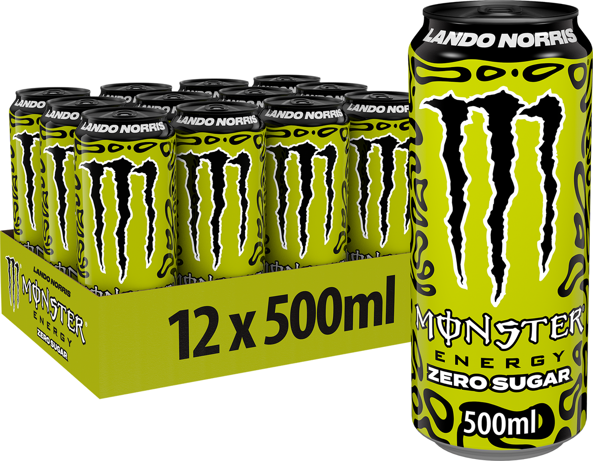Monster Energy Lando Norris Zero Sugar  - 12 x 500 ml