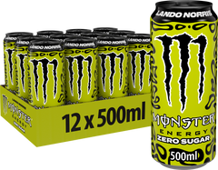 Monster Energy Lando Norris Zero Sugar  - 12 x 500 ml