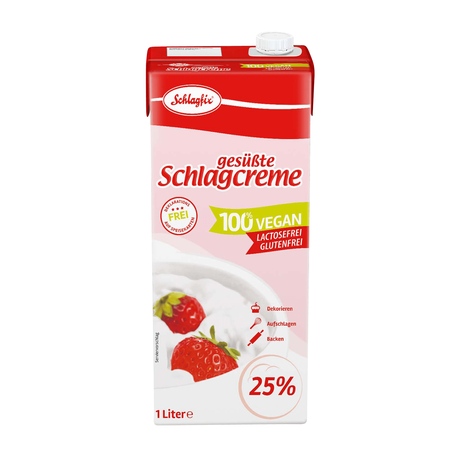 Gesüsste Schlagcreme im Tetrapack