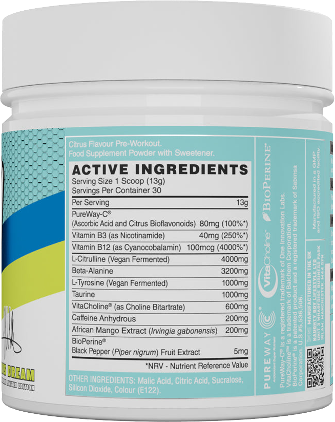 Naughty Boy Energy Pre-workout - 390 g