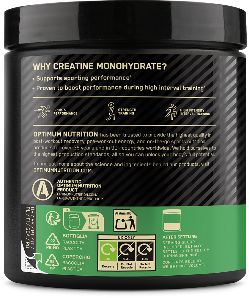Optimum Nutrition Flavoured Micronised Creatine Powder - 247,5 g