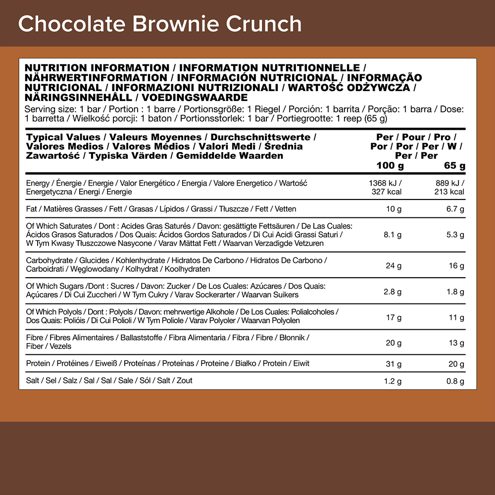 Optimum Nutrition Protein Bar - 10 x 65 g