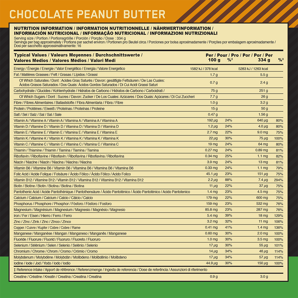 Optimum Nutrition Serious Mass - 5450 g