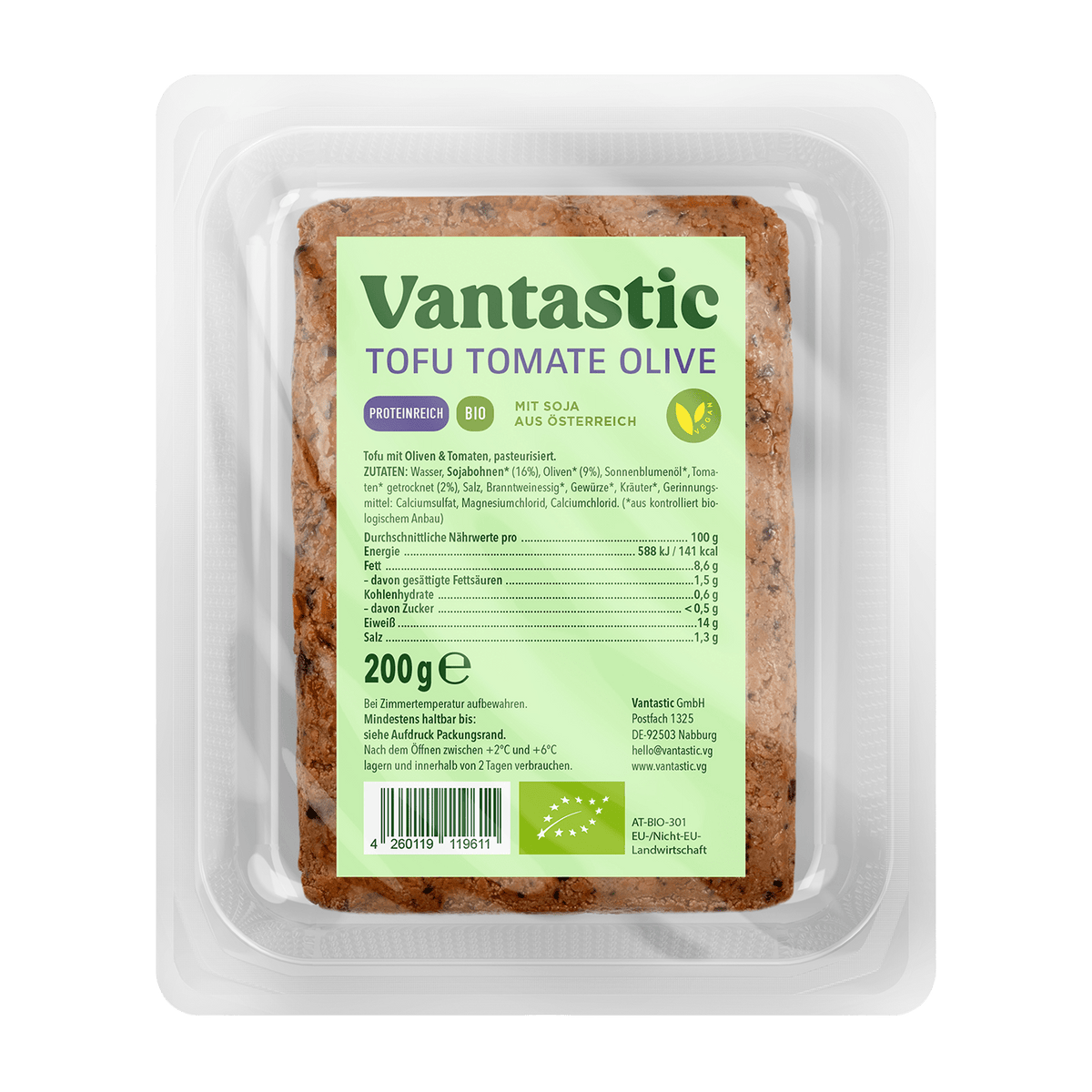 Bio Tofu Tomate-Olive