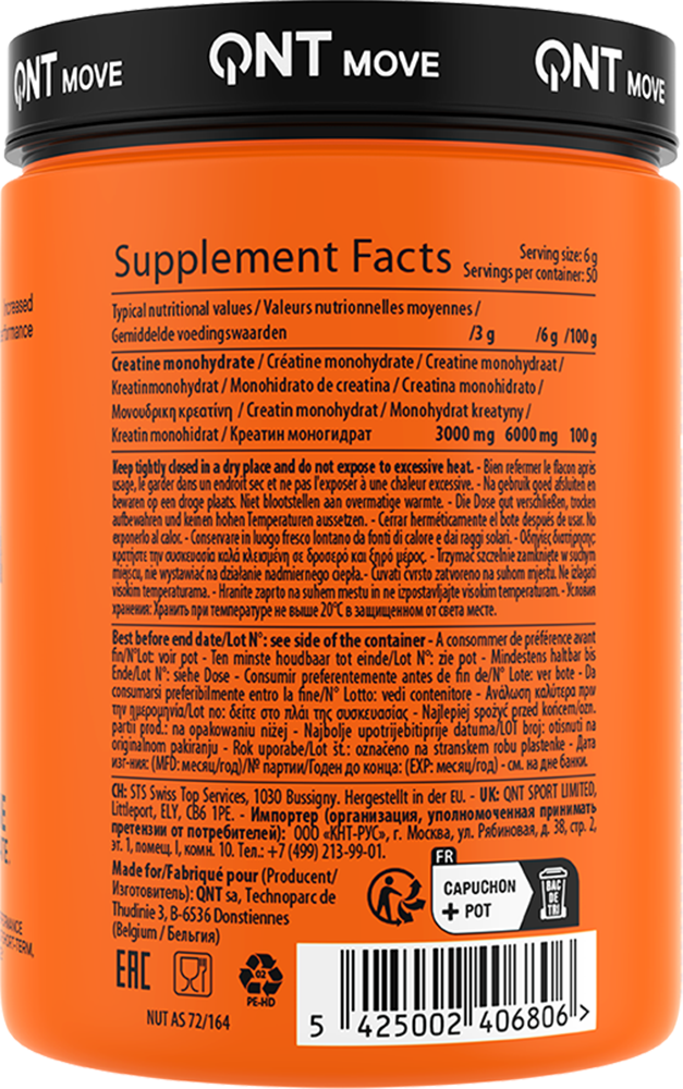 QNT Creatine Monohydrate Pure