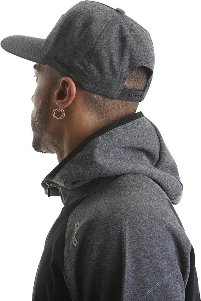 RIPT RCHAT724 Ript Snapback Hat - Grey Marl