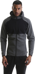 RIPT RCSWT709 Mens Hooded Zip Thru - Grey Marl