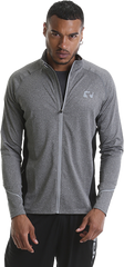 RIPT RCTOP728 Mens Zip Thru Top - Grey
