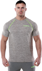 RIPT RCTS702 Mens Slimfit Tech Line T-shirt - Grey