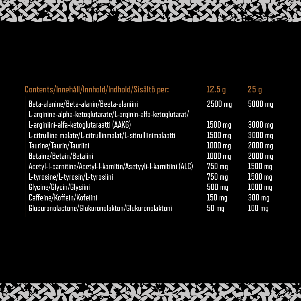 Viking Power Thor's Hammer Pre-workout - 500 g