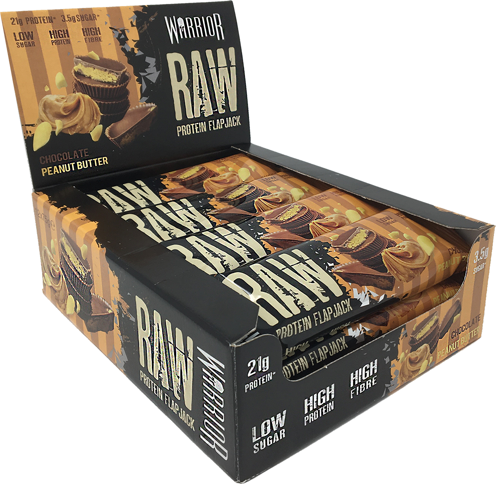 Warrior Raw Protein Flapjack - 12 x 75 g