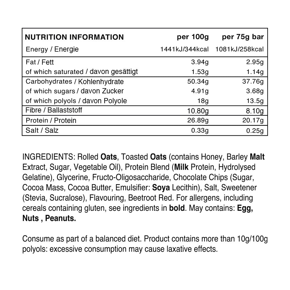 Warrior Raw Protein Flapjack - 12 x 75 g