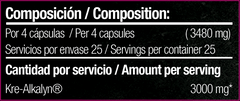 Zoomad Labs Kre-Alkalyn - 100 caps