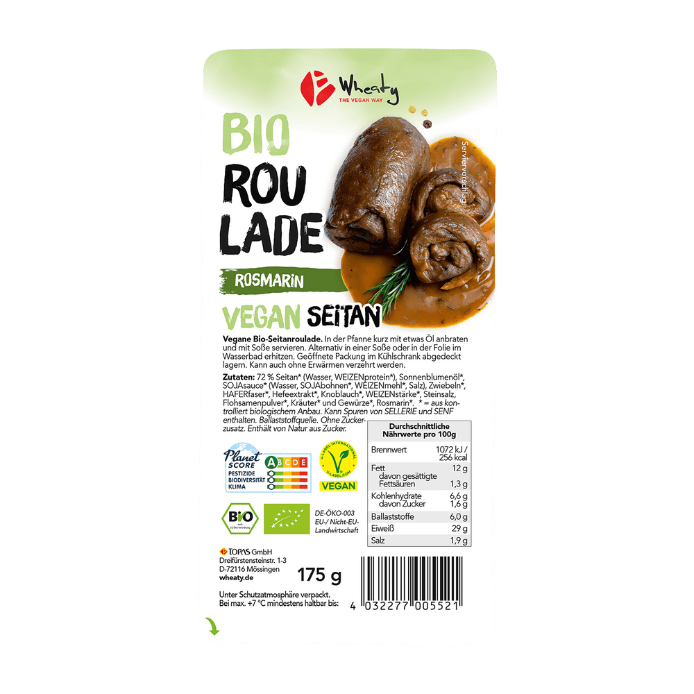 Vegane Rosmarin Roulade