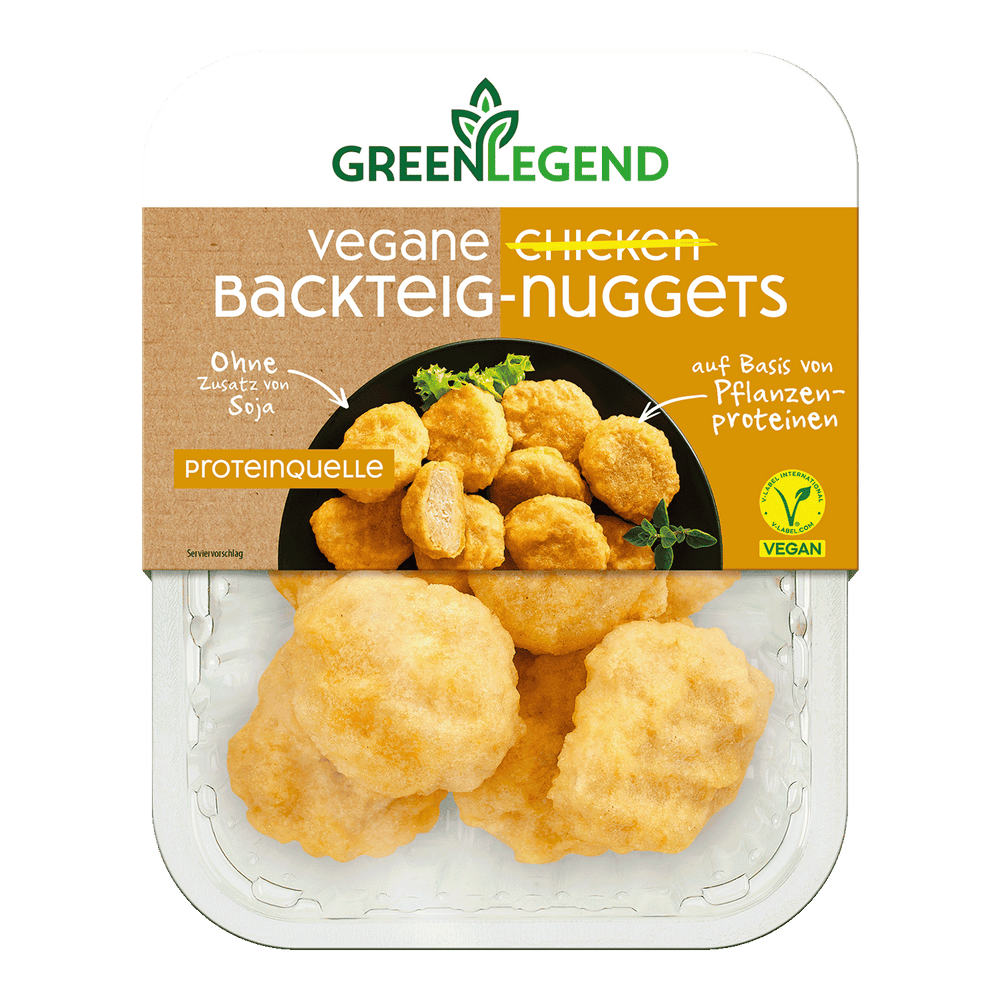 Vegane Chicken Backteig-Nuggets