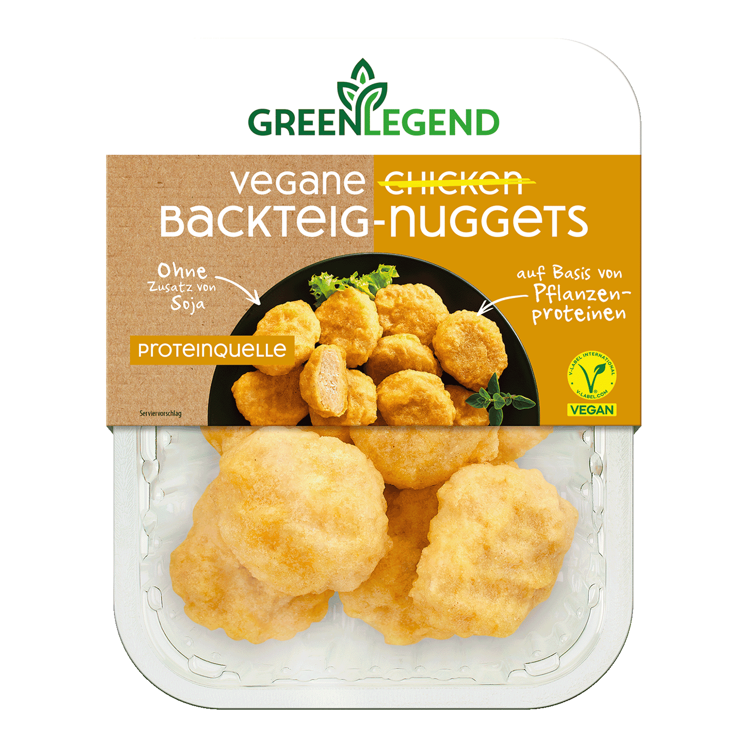 Vegane Chicken Backteig-Nuggets