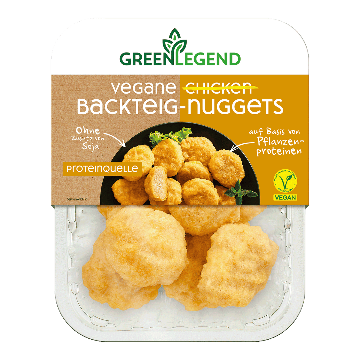 Vegane Chicken Backteig-Nuggets