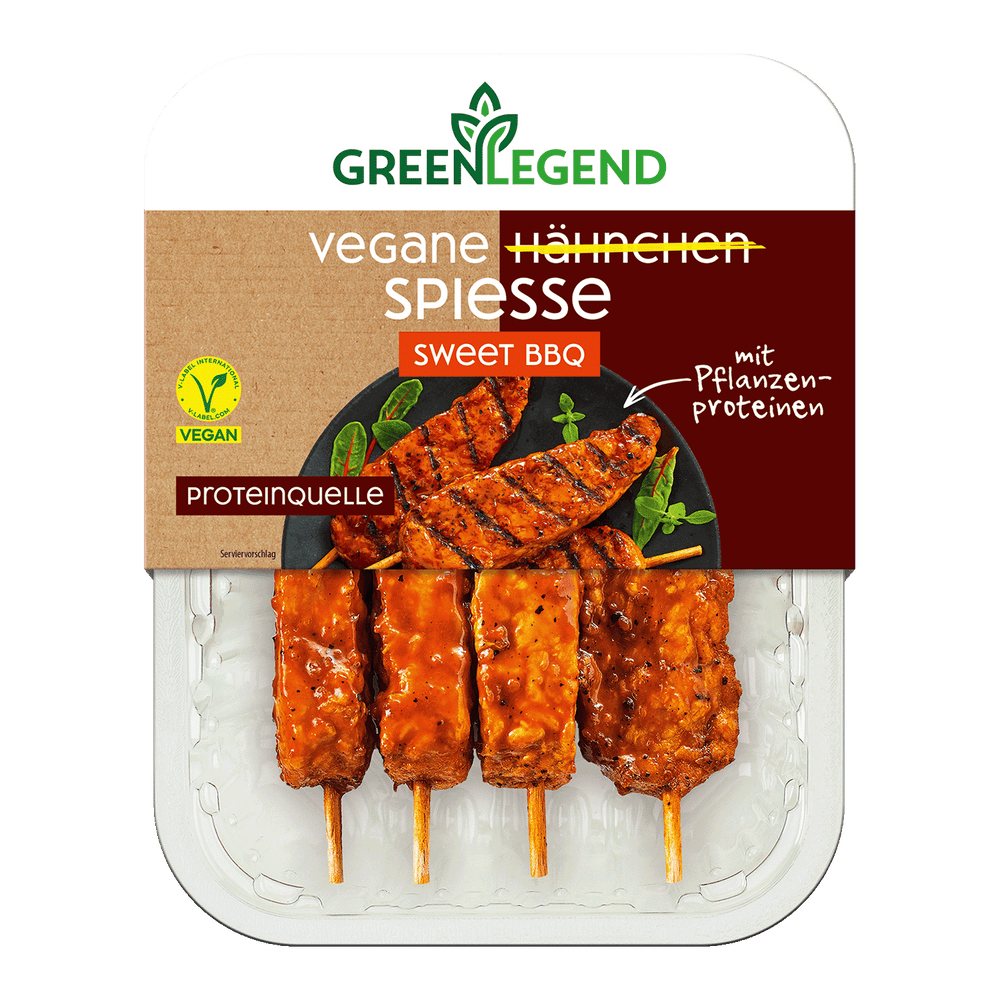 Vegane Hähnchen Spiesse Hot & Spicy