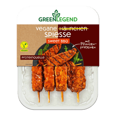 Vegane Hähnchen Spiesse Hot & Spicy