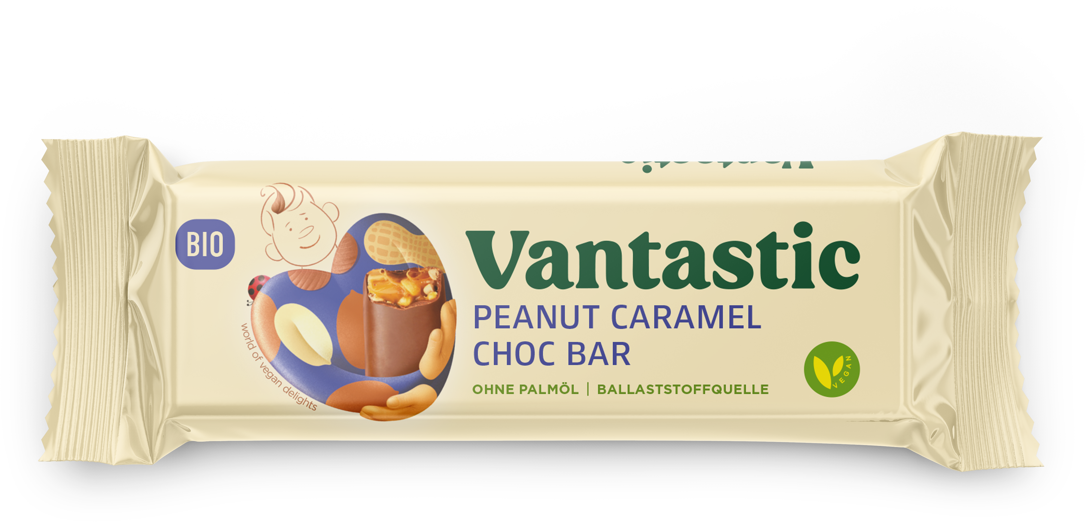 Vantastic Peanut Caramel Choc Bar
