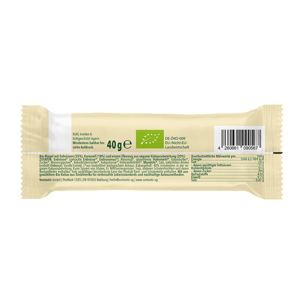 Vantastic Peanut Caramel Choc Bar