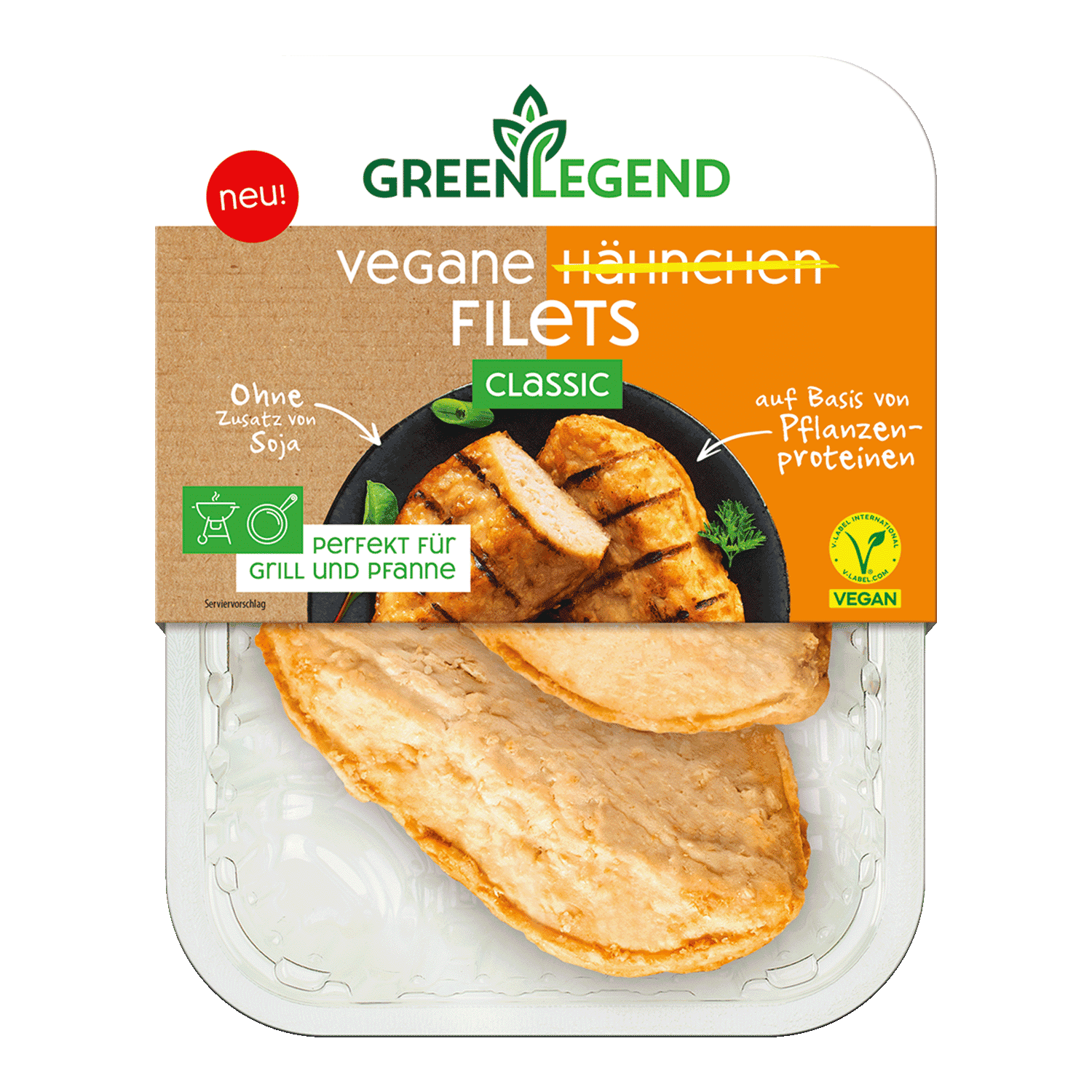 Green Legend Vegane Hähnchen Filets Classic