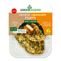 Green Legend Vegane Hähnchen Filets Spicy Herbs