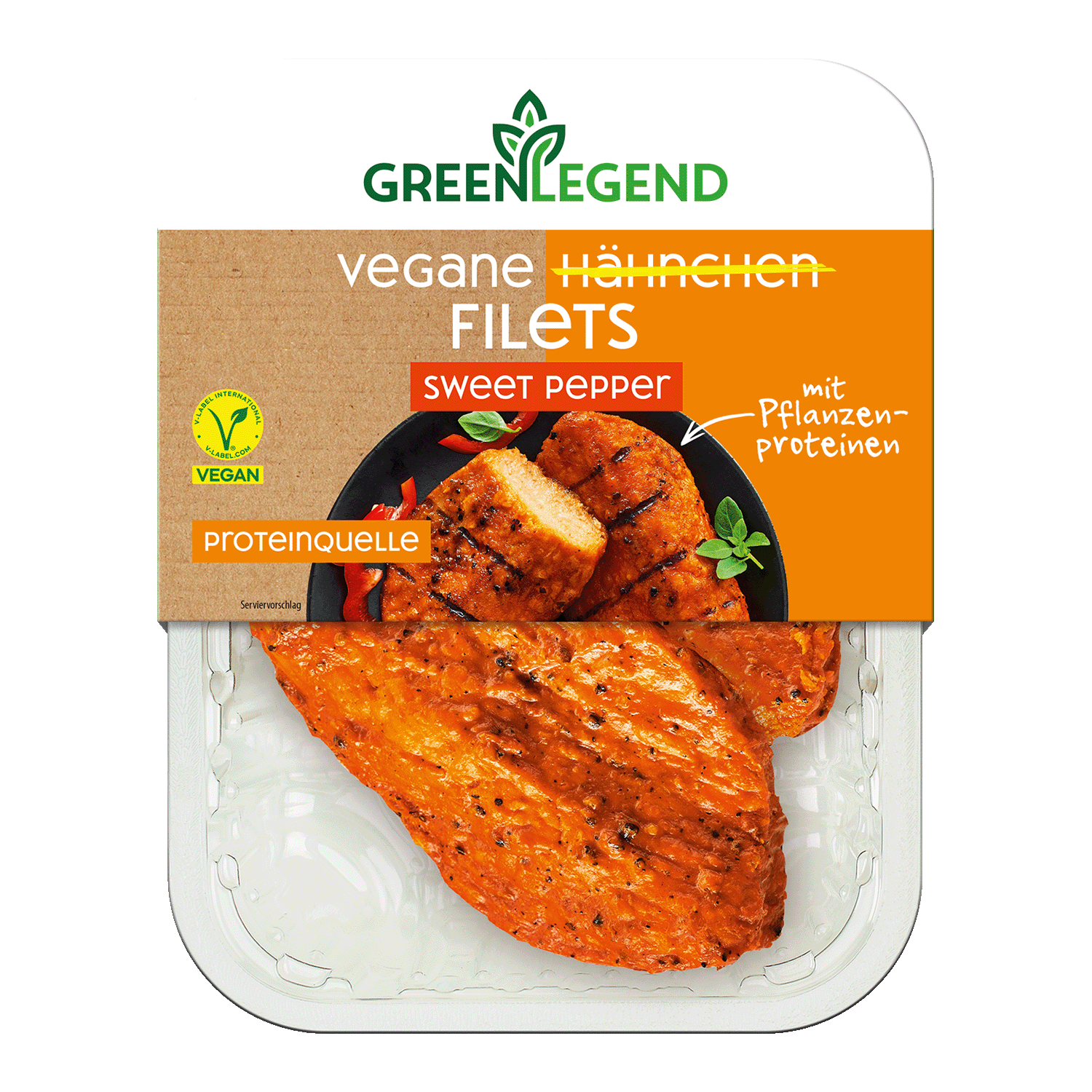 Vegane Hähnchen Filets Sweet Pepper