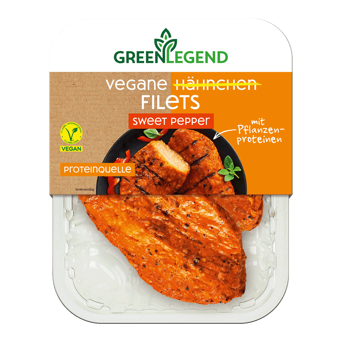 Vegane Hähnchen Filets Sweet Pepper