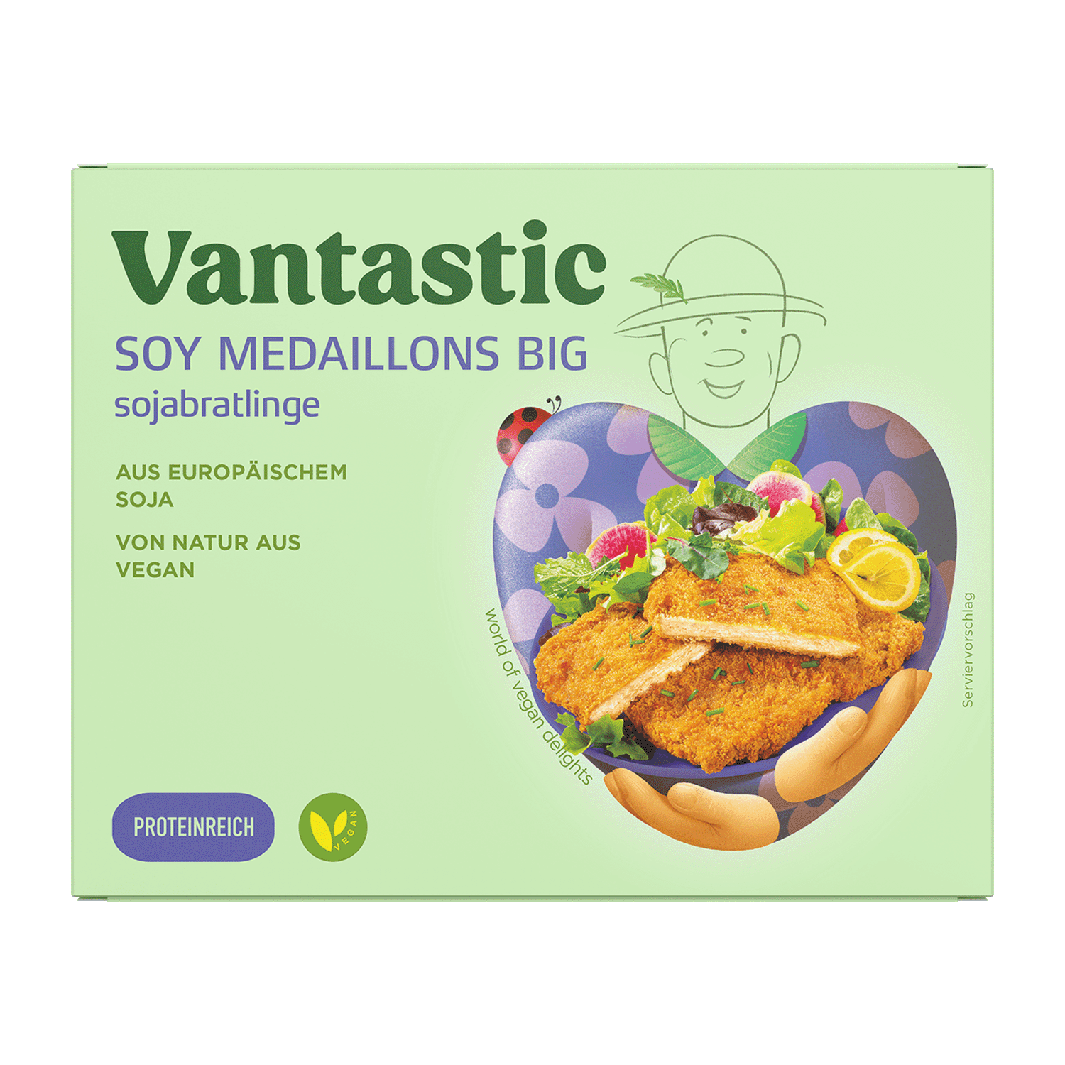 Soy Medaillons Big, Soja Bratlinge